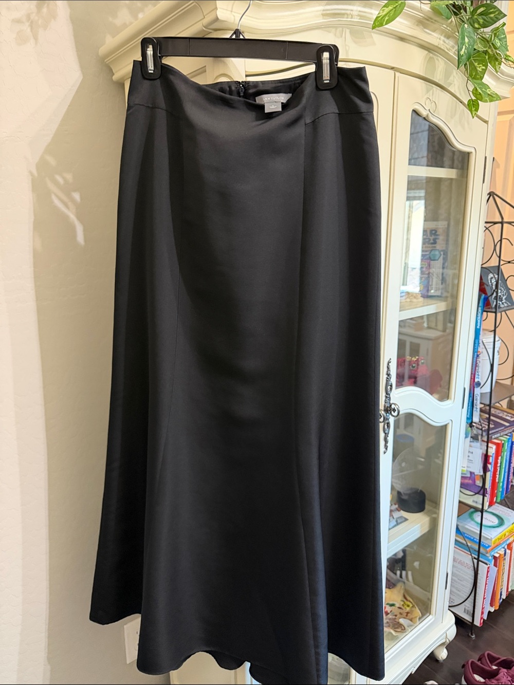 Ann Taylor Black Formal Skirt with slight train